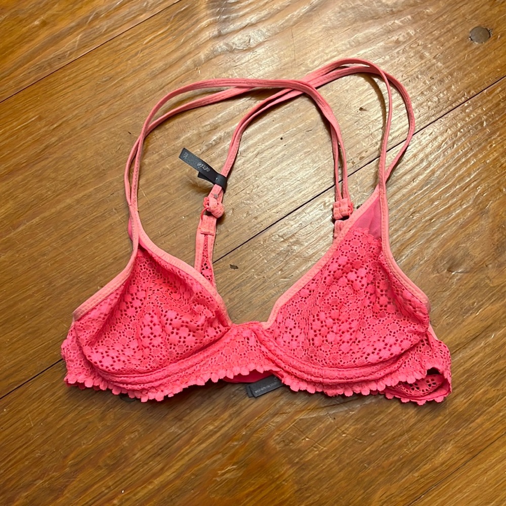 Pink Aerie Criss-Cross Straps Bralette